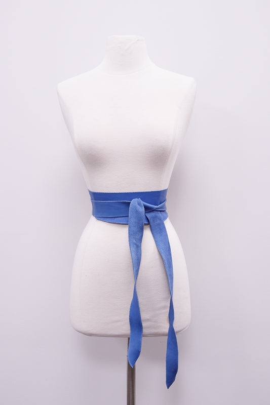 Dreamy Blue Wrap Belt