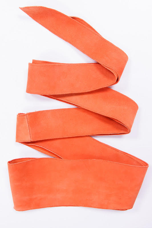 Yummy Tangerine Wrap Belt